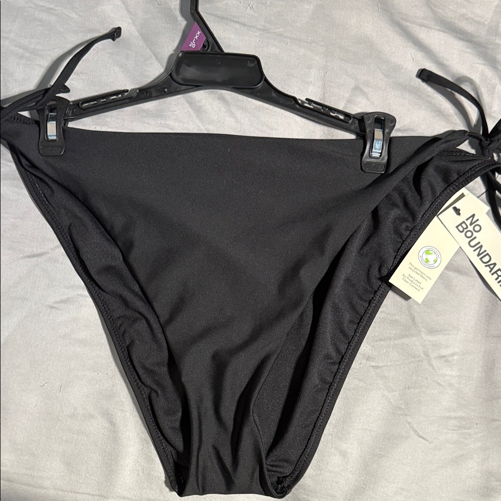 No Boundaries Cheeky Black Bikini Bottom